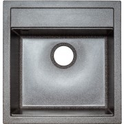 Кухонная мойка Platinum FIESTA 5149 черный металлик